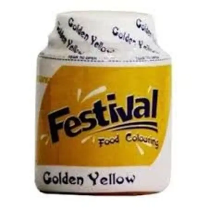 Festival Liquid Food Colour Golden Yellow 50ml